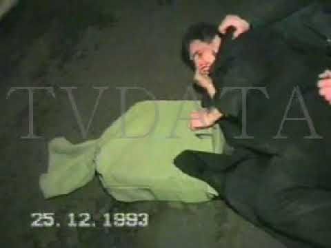 90s Russian #Crime Scene #footage Officer holding Suspect on the ground during live #arrest #tvdata