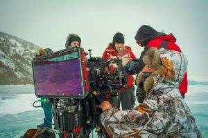 filming in Russia in extreme conditions like Lake Baikal