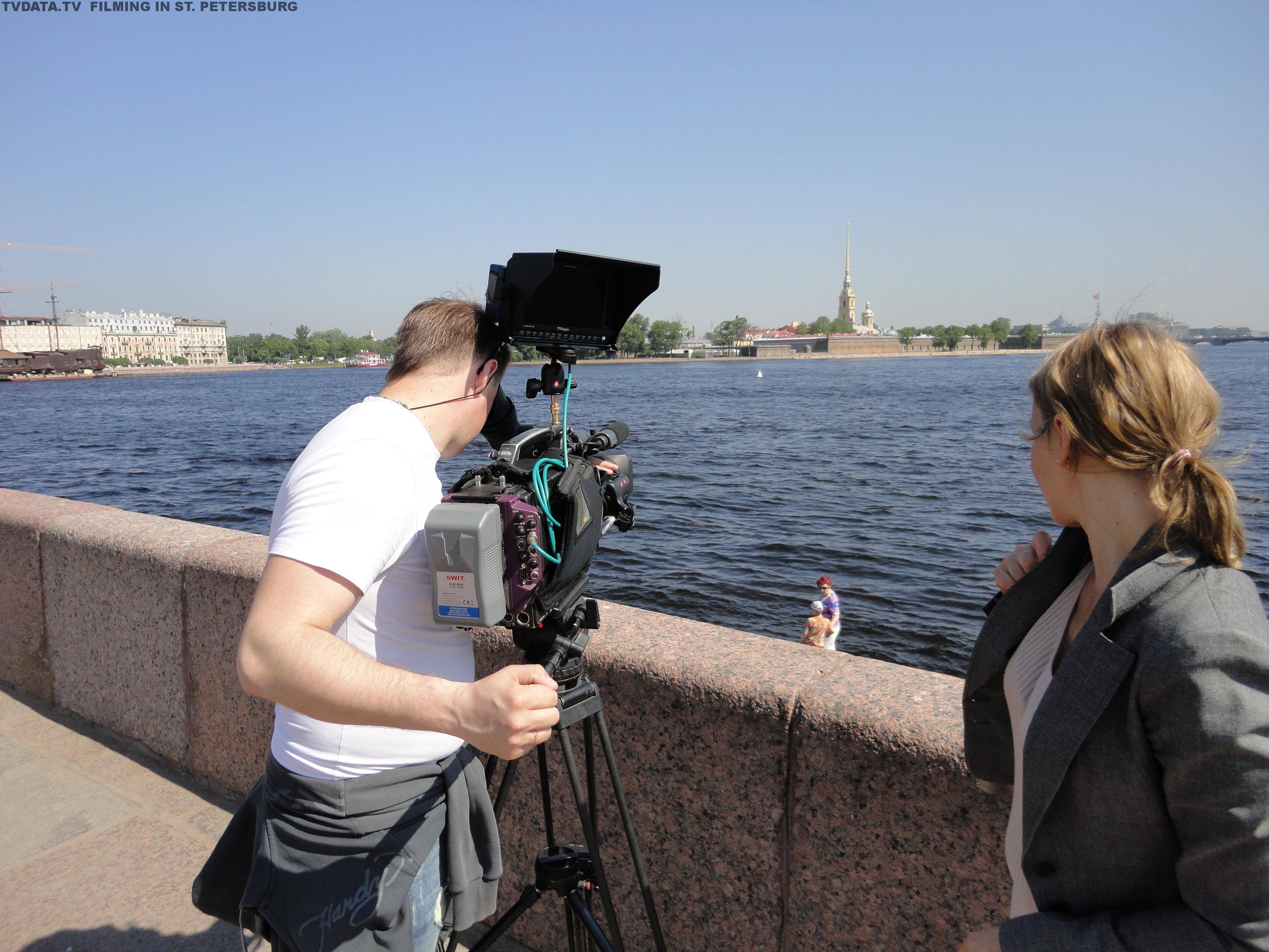FILMING IN RUSSIA - ST. PETERSBURG