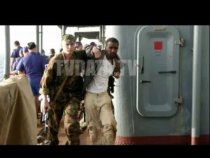 Russian Naval response to sea piracy, Military operation taking over a Somalian pirate ship