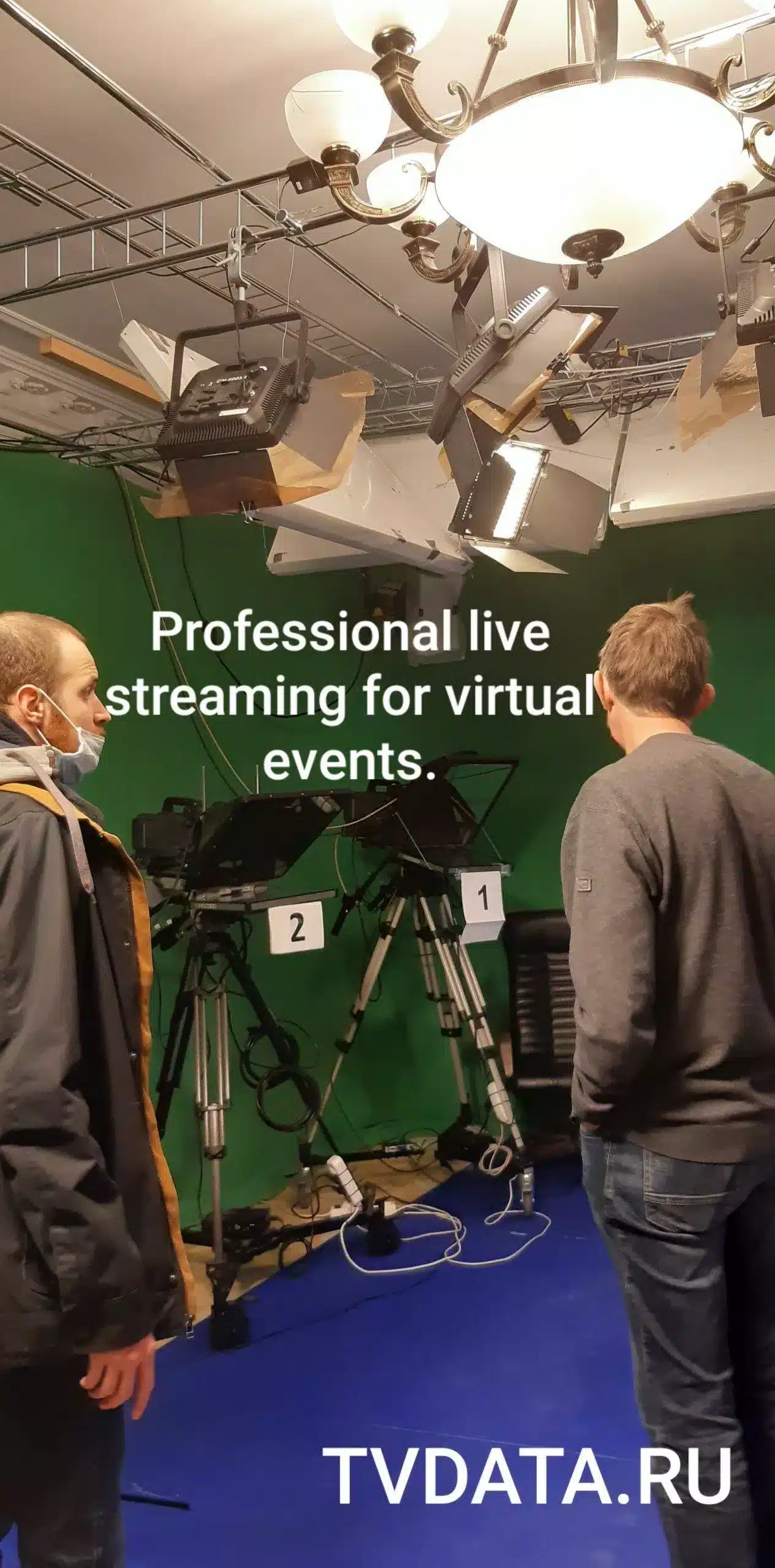 LIVE STREAM TV STUDIO IN MOSCOW