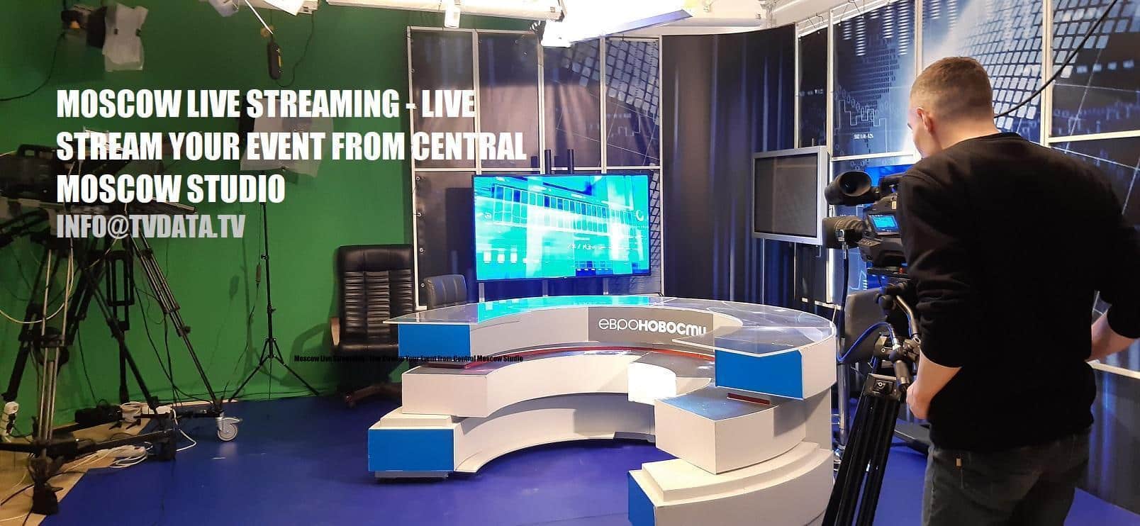 TV studio in Central Moscow . Great transport links - less than five minutes from Kremlin