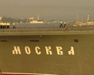 Moskva Flagship 1999 footage of Black Sea Fleet