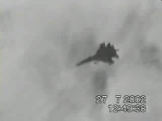 Stock footage Sknyliv air show disaster occurred on 27 July 2002 for worldwide licencing via tvdata.tv 