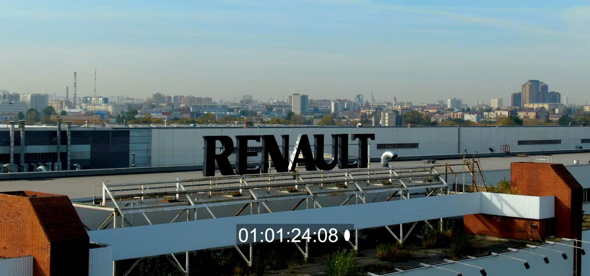 Giant Renault automobile plant HD Aerials in Moscow. The entire car maker transferred to the state for a symbolic price of 1 rouble