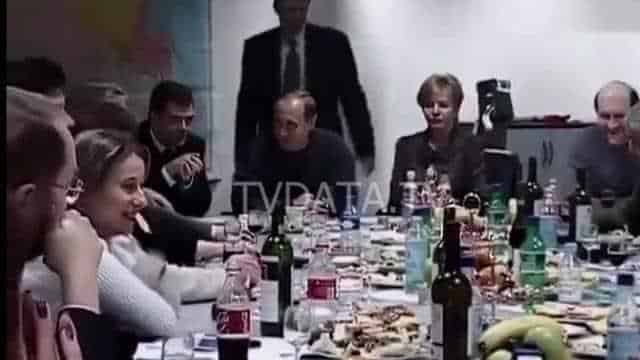 In 1998, Yeltsin did not transfer power to Putin, but you can see how it began in this Rare Video.
