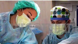 Exclusive medical footage