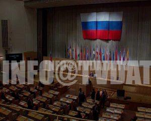 German-language news report centered on Moscow