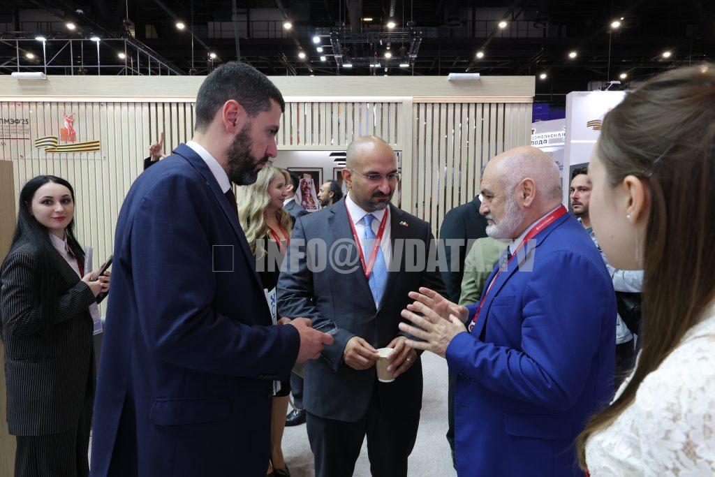 Filming at SPIEF