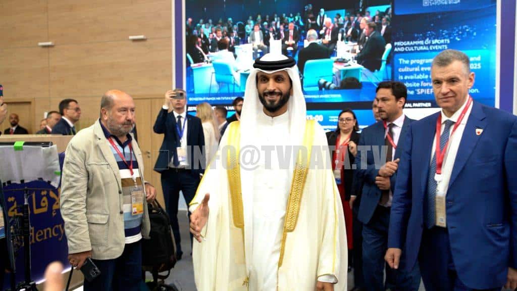 Exclusive SPIEF 2025 Sheikh Nasser’s Arrival