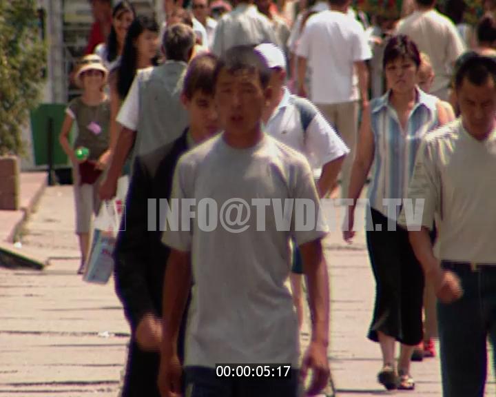 Daily Life on the Streets of Bishkek, Kyrgyzstan, Early 1990s