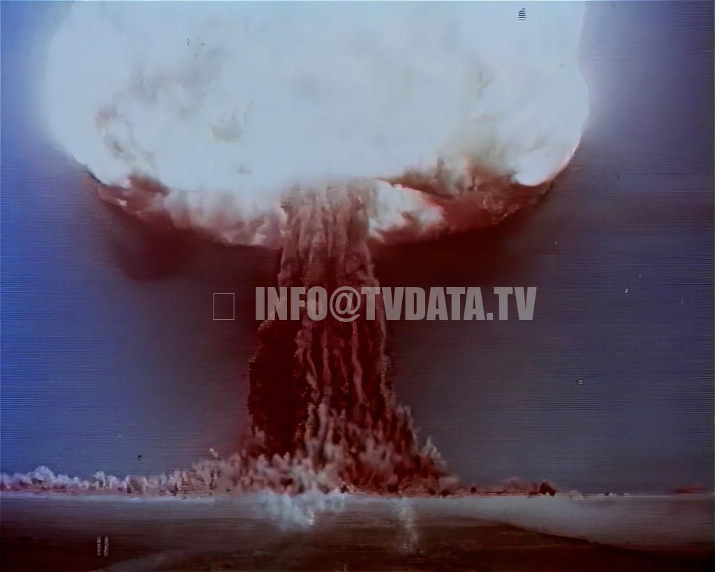 Soviet RDS-1 atomic bomb test, 1949 – stock video