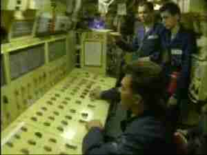 Kursk submarine control room archival footage