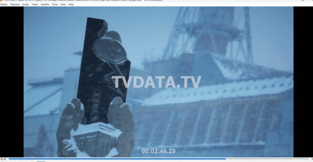 TVDATA RF STOCK FOOTAGE – CHERNOBYL IN WINTER