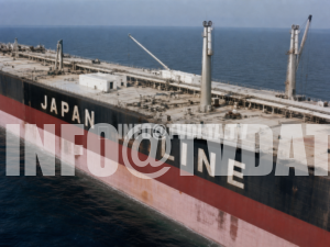 1987 Japan Line Merchant Tanker | Persian Gulf Shipping Route Archive Footage